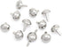 CRAFTMEMORE Round Brads Purse Feet Handbag Nailheads Spike Prong Studs 8MM 10MM 12MM 100 PCS (12 mm (?1/2"), Silver)...