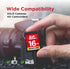 Gigastone 16GB SDHC Memory Card, 2 Pack Premium Series, Transfer Speed Up to 80MB/s for Photos, Videos, Music, Files, Camcorder, Camera, PC, Class...
