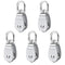 Pulley 304 Stainless Steel Single Pulley Block M20 Small Heavy Duty Swivel Bearing Pulley System for Rigging, Lifting, Cargo Transportation,Gym Eq...