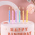 PHD CAKE 36-Count Rainbow Spiral Birthday Candles with Holders, Party Candles, Cake Candles...