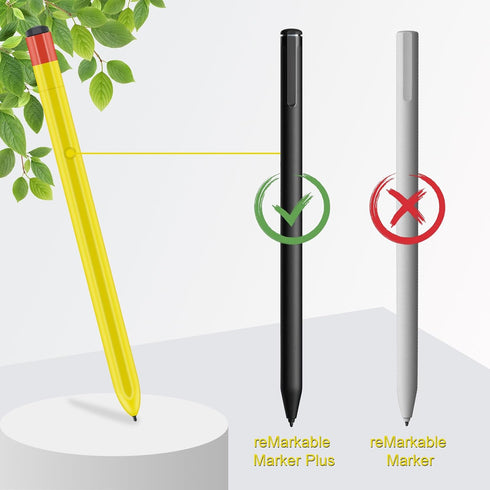 Silicone Pen Case Compatible with Remarkable Marker Plus Pen sleeve,Supports Magnetic Attachment with Eraser Protective Cover for Remarkable 2 Pen...
