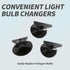 Light Bulb Suction Cup Removal Tool 3 Pack GU10 MR16 Lamp Changer Head NRS90-N20 Suction Cup Halogen Bulb Extractor for Mini Track Lights and More...