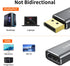 Displayport to HDMI Adapter 4K 24K Gold Plated Displayport DP to HDMI Female Converter?Uni-Directional Display Port to HDMI Converter Compatible f...
