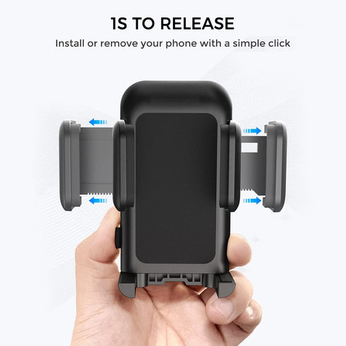 Cell Phone Holder for Car, CD Slot Car Phone Mount, One Button Release Easy Installation CD Player Car Phone Holder Mount Compatible with iPhone 1...