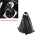 for Honda Civic 2006-2012 Shifter Shift Boot Cover, Qiilu PU Leather Manual Gear Shift Knob Boot Dust Cover...
