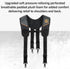 WOLF WTH2115 Padded 4-point Suspenders for Tool Work Belt | Universal Breathable Comfort Lightweight | Contractors Handyman | Pain Stress Relief W...