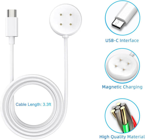 Compatible for Google Pixel Watch 2 Charger Replacement USB C Charging Cable Dock Stand for Pixel Watch 2 Smartwatch...