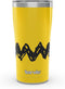 Tervis Peanuts Charlie Stripe Triple Walled Insulated Tumbler Travel Cup Keeps Drinks Cold & Hot, 20oz Legacy, Stainless Steel...