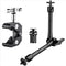 FOMITO 11 inch Magic Arm with Super Clamp - Adjustable Articulating Arm Magic Arm Camera Arm Superclamp w/Hot Shoe Mount 1/4 inch Tripod Screw Com...