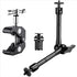 FOMITO 11 inch Magic Arm with Super Clamp - Adjustable Articulating Arm Magic Arm Camera Arm Superclamp w/Hot Shoe Mount 1/4 inch Tripod Screw Com...