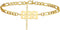YANCHUN Initial Anklet for Women Gold Anklets with Initials Angel Number Ankle Bracelet Adjustable Gold Chain Ankle Bracelets Summer Beach Anklets...