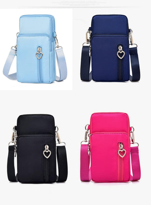 Mobile Phone Purses Bag,Waterproof Crossbody Phone Wallet Case, Cellphone Crossbody with Shoulder Strap,Outdoor Sweat-Proof Running Armbag,Crossbo...