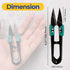 Damita 4.2 inch Sewing Scissors Thread Snips Wider Handle Thread professional Scissors snips scissors for Sewing, Quilling, Stitch, DIY Supplies (...