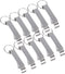 10 PCS Beer Bottle Openers Keychain for men, Metal jar Opener Soda Beverage Can Opener with KeyRing bulk Pocket Bottle Opener(grey)...
