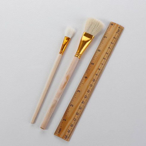 10Pcs/Set Pig Hair Wood Handle Artist Paint Brush Brush Watercolor Painting Art Supplies for Beginners and Professionals...