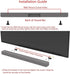 Sound Bar Wall Mount Brackets for VIZIO Sound BarSoundbar Mounting Bracket for VIZIO SoundBar SB3851C0SB3630E6SB3621nF8MSB4551D5 Speaker with Wall...