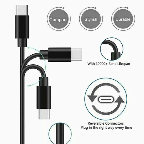 Adhiper USB C Charging Cable for Anker Soundcore Life Q35/Q30/Q20+/Space Q45 Headphones, USB C Charger Cord for Anker Liberty 4/3 Pro, Life P2/P3,...