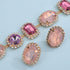 Colorful Crystal Beads Choker Chunky Necklace for Women Girls Sparkle Jewelry Prom Wedding Special Events...