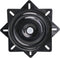 BQLZR 6.1 inch A3 Steel Plate Black Ball Bearing Square Swivel Chair Swivel Turntable for Bar Stool Chair...