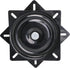 BQLZR 6.1 inch A3 Steel Plate Black Ball Bearing Square Swivel Chair Swivel Turntable for Bar Stool Chair...