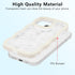 XIZYO for iPhone 12 Pro Max Case, Cute Floral Rose Wavy Curly Wave Frame Clear Aesthetic Phone Case for Women Girls, Slim TPU Shockproof Protectiv...