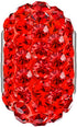 CharmSStory 925 Sterling Silver Red Simulated Birthstone Charms Synthetic Crystal Bead For Bracelets...