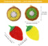 4 Pcs Fruit Shaped Kitchen Sponge Washing Dishes, Cute Kiwi and Strawberry Shaped Reusable No Odor Sponges for Scrubbing, Cleaning, Dishwashing...
