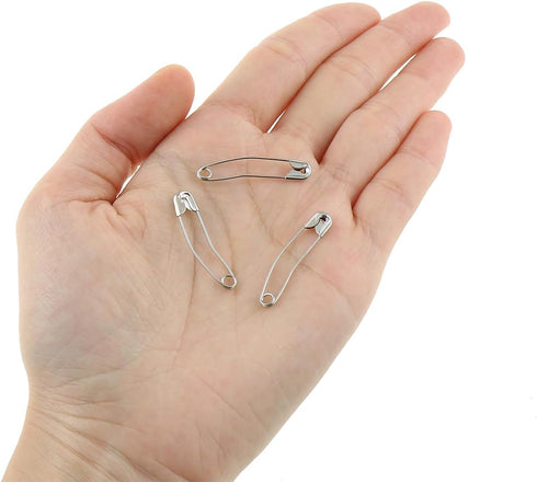 100PCS Sewing Craft Supply Metal Curved Safety Pin for Quilting and Knitting Banana Pin 28MM for Quilting Sewing Knitting and Jewellery Making...