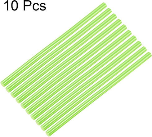 uxcell 10pcs Hot Glue Sticks for Glue Gun 7/16-inch x 10-inch Mini Hot Melt Adhesive Glue Stick Light Green...
