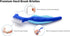 Anbbas 2pcs Premium Hard Denture Brush with Toothbrush Cover Cap Dental Cleaning Brush Set for Denture Care False Teeth Cleaner Tool...