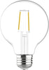 GE Refresh LED Light Bulbs, 40 Watt, Daylight, G25 Globe Bulbs, Clear, Medium Base (3 Pack)...