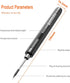 Mini Cordless Soldering Iron Kit,USB Wireless Electric Soldering Iron Pen 10-in-1,3 Temperature Adjustment,Portable and Rechargeable for Home Appl...