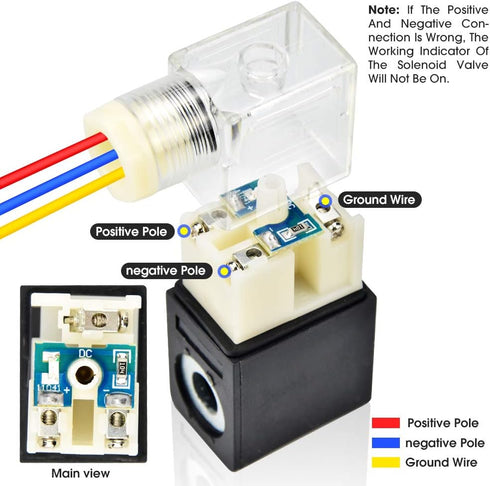 TAILONZ PNEUMATIC Solenoid Valve 4V220-08 DC12V 1/4"NPT Double Coil Pilot-Operated Electric 2 Position 5 Way Connection Type Black...