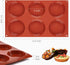 JOERSH 2-PK Silicone Egg Molds Non-Stick 3" Round Muffin Top Baking Pans, Egg Molds for Breakfast Sandwiches, Corn Breads, Whoopie Pies, Shortcake...