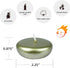Zest Candle 24-Piece Floating Candles, 2.25-Inch, Metallic Gold...