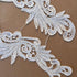 6Pcs=3 Pair Decorative Embroidery Clothes Red/White/Black/Green Wedding Dress Bridal Badge Headband Motif Patch DIY Wedding Bridal Dress Scrapbook...