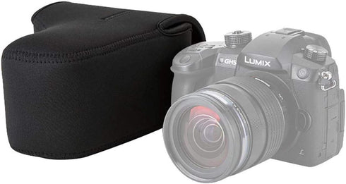 JJC Ultra Light Neoprene Camera Case Pouch Bag for Canon EOS R EOS RP +24-105mm Lens, 80D 70D 750D +18-135/17-85/18-55mm, Nikon D7500 D7200 D5500,...