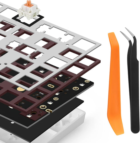Poron Keyboard Pcb Foam 84 Layout,Poron Switch Pads 120Pcs and Keyboard Sound Dampeners for Custom Keyboard...