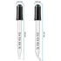 Eye Dropper for Essential Oils, Pipettes Dropper with Black Rubber Head, Calibrated Thick Glass Medicine Dropping Pipettes, 1ml Dropper Measurer, ...