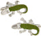 MRCUFF Alligator Gator Green Pair Cufflinks in a Presentation Gift Box & Polishing Cloth...