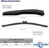 Rear Wiper Arm Blade Set for Ford Edge 2015-2020 Rear Windshield Wiper Arm Blade Assembly FT4Z17526A...