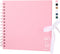 Scrapbook Album with 60 Pages Thick Kraft Paper, 8×8in Pink DIY Photo Book, Small Memory Book with Photo Corners for Baby Family Lovers Pets...