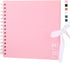 Scrapbook Album with 60 Pages Thick Kraft Paper, 8×8in Pink DIY Photo Book, Small Memory Book with Photo Corners for Baby Family Lovers Pets...