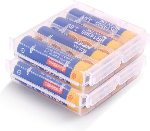 ER14505 Battery 3.6 Volt Lithium Battery AA 2400mAh Batteries 8 Pack Non-Rechargeable Battery SB-AA11 LS14500 TL-5903 SL-360 SAFT LS14500...