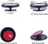 LivTee Black Framed Round Blind Spot Mirror, HD Glass and Wide Angle Rearview Mirror with Adjustable Stick for Universal Car (2 pcs)...