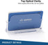 4 Pack Business Card Holder for desk - Office Clear Business Card Holder Stand,Display Plastic Business Card Stand Acrylic Business Card Holder...