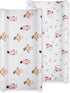 Changing Pad Cover Set, 2 Pack Diaper Changing Table Cover Sheets Ultra Stretchy Snug Fitted Sheets for Baby Boys Girls (Polar)...