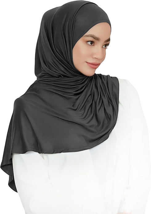 Lina & Lily Pre-sewn Instant Slip-on Modal Jersey Hijab Head Scarf Wrap for Muslim Women...