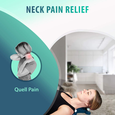 Trigger Point Pillow - Head and Neck Pain Relief Traction Device- Acupressure Support Relaxer for Tension Headache Relief, Improved Decompression ...