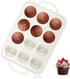 CAKETIME Silicone Muffin Pan, Metal Reinforced Frame Silicone Mini Cupcake Pan Easy to Handle Small 12 Cups Nonstick Muffin Tin for Baking...